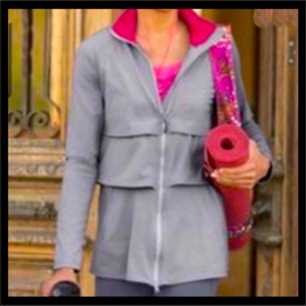 Athleta Renew Three Tier Ruffle Jacket